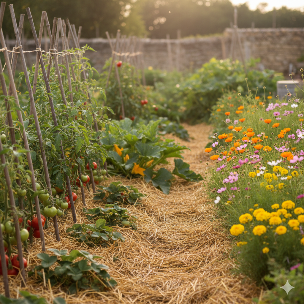 le paillage , le meilleur allié du jardinier